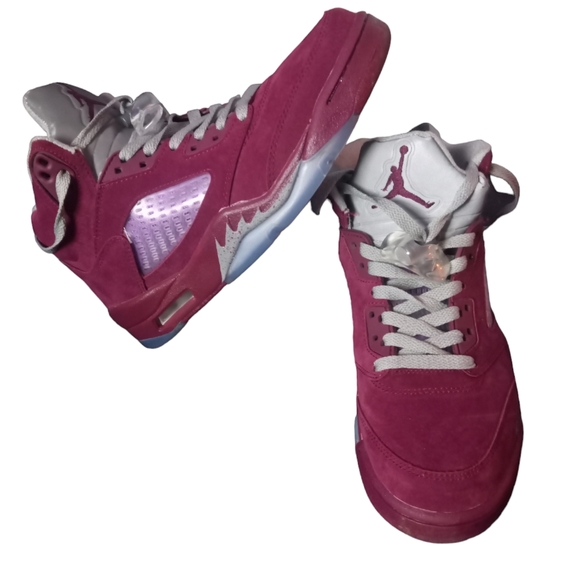 Air Jordan 5 Retro Suede - burgendy - Picture 2 of 11